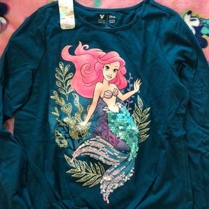 Disney jumping beans little mermaid shirt